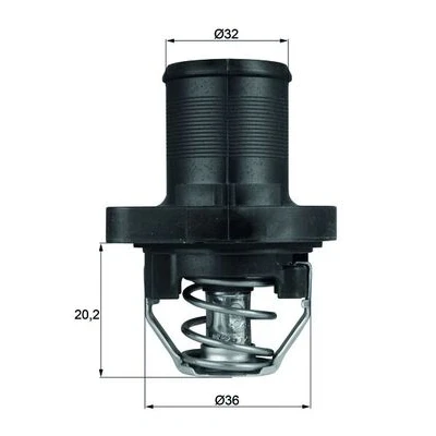 Obrázek Termostat, chladivo MAHLE ORIGINAL TI 47 89