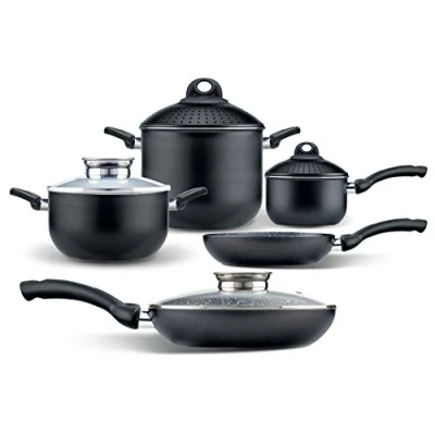 Obrázek Pensofal BioStone Set, Aluminium, schwarz, 9 Einheiten