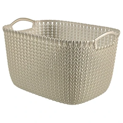 Obrázek Curver Knit V2 koš &quot;L&quot; obdélníková, 19l Versschiedene barvy, 39.5 x 29.5 23.6 cm