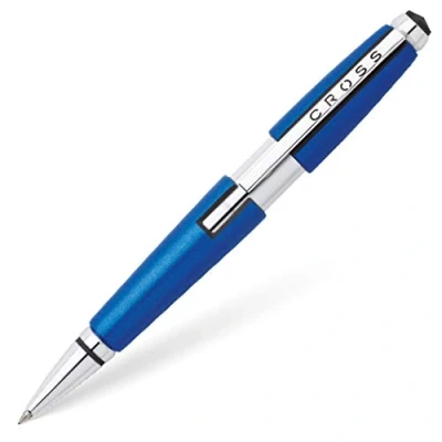 Obrázek Cross Edge kuličkové pero (tloušťka linky M, barva pera: černá, plnitelná, vč. Premium dárkové krabičky) modrá