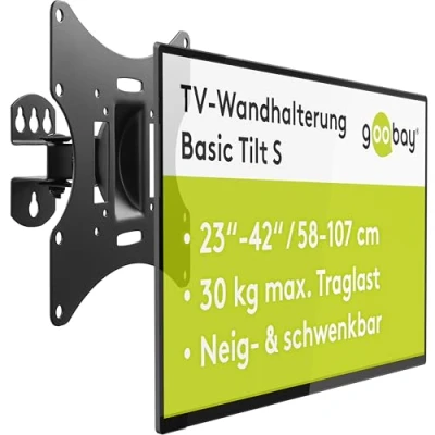 Obrázek Goobay 51893 TV EasyFlex M, Box, černá