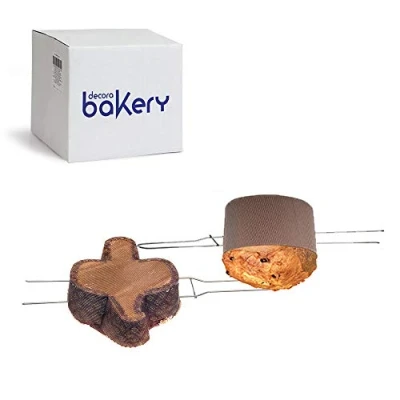 Obrázek DECORA 5064016 Anstecknadel aus Edelstahl für Panettone und Colomba, 62 cm, Stahl, Silber/schwarz