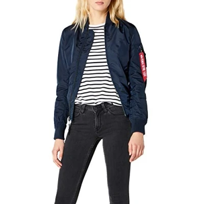 Obrázek Alpha Industries MA1 TT WMN Bomber bunda, Ženy, Velikost: Medium, Dark blue