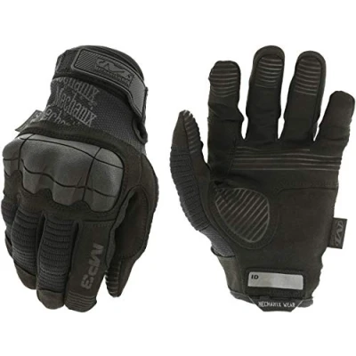 Obrázek Mechanix Wear pánské M pact® 3 Covert handschoenen (groot, volledig zwart) vysoce výkonné bojové rukavice, Covert, L EU