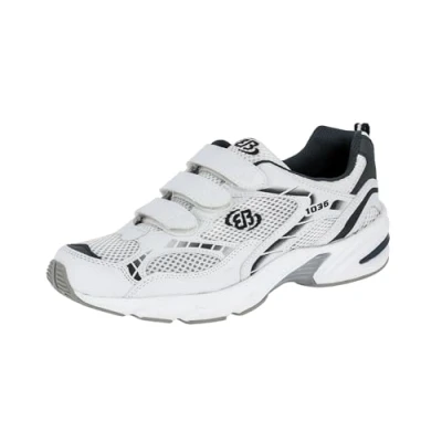 Obrázek Brütting Unisex Force V fitness boty, bílá, modrá, stříbrná