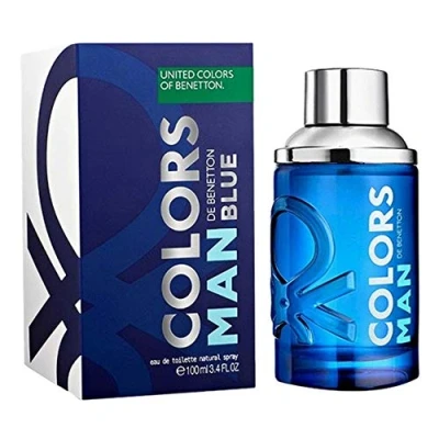Obrázek United Colors of Benetton Modrá od Colors, Eau de Toilette sprej pro muže, čerstvá citrusová vůně s citronem, tequilou, koriandrem, melounem a mořskými tóny 100 ml