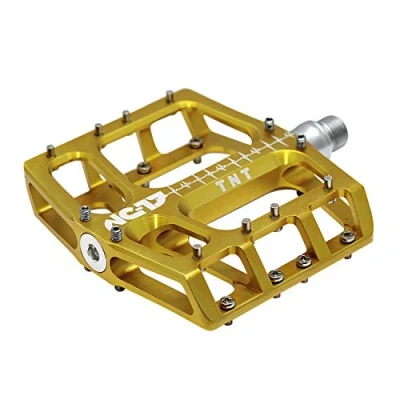 Obrázek NC 17 Pedály Sudpin IV XL TNT Aluminium Platform / pro horské kolo Pedál BMX plochá stavební výška 17,7 mm Fail Safe System Precizní ložisko + Cr Mo osa vč. náhradních kolíků