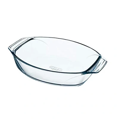 Obrázek Pyrex 35 x 24 cm, groß, hoher Widerstand, optimale Griffigkeit, Oval
