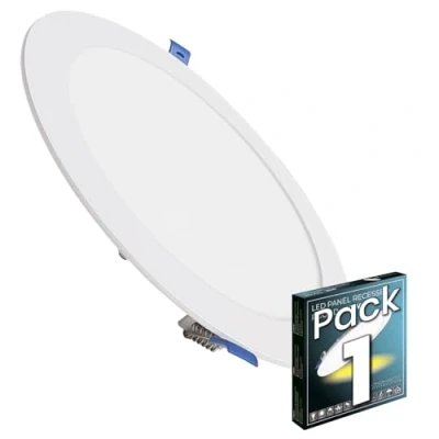 Obrázek LED ATOMANT Einbaustrahler Downlight Rund Flach 225mm, 20W, Warmweiß Farbe (3000K), 1800 Lumen, Driver einschließlich