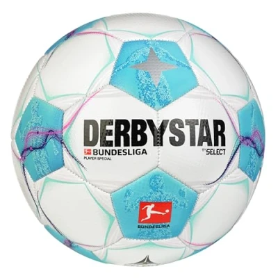 Obrázek Derbystar Bundesliga fotbalový přehrávač Special sezóny 24/25 Unisex míč velikosti 5 v designu oficiálního míče fotbalové Bundesligy