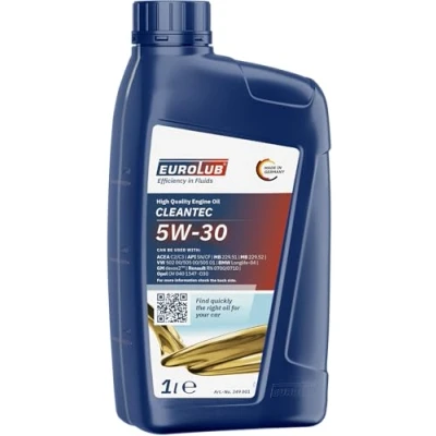 Obrázek EUROLUB Motorový olej CLEANTEC SAE 5W 30, 1 litr