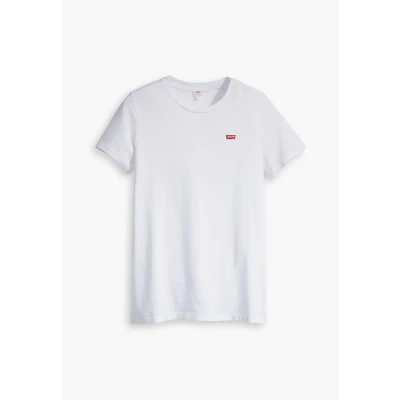 Obrázek Levi&#039;s THE Perfect TEE Triko s potiskem, Ženy, Velikost: Small, Woodgrain batwing/white