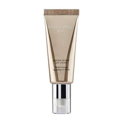 Obrázek Malu Wilz Natural Beauty Day Cream 40 ml I Osvěžující Skincare Krém pro péči o obličej S glycerinem a panthenolem UVA/UVB 10 pigmentovými perlami Vegan