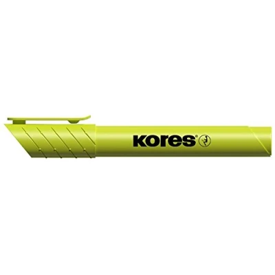 Obrázek Kores TM36001 Zvýrazňovače pro Pen, extra silný, Žlutá