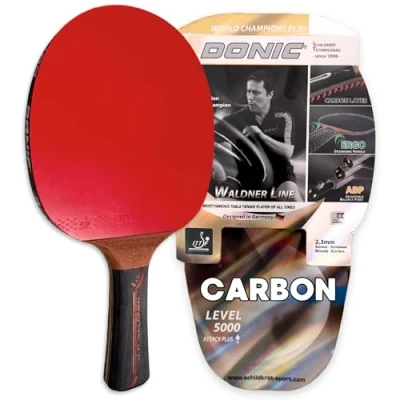 Obrázek Donic Schildkröt Carbon pálka na stolní tenis Waldner 5000, obložení ITTF, 751805, žádná barva