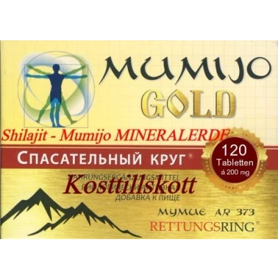 Obrázek MUMIJO&quot;Gold&quot; оди (MINERALERDE), 120 tablet