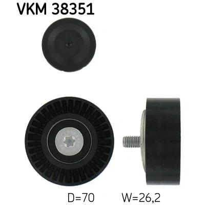 Obrázek SKF VKM 38351 Spannrollen sada pro Kromě Pud