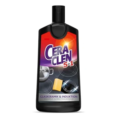 Obrázek Čistič a péče Ceraclen pro sklokeramické indukční varné desky ušlechtilou ocel čištění, lesk 1x 200 ml