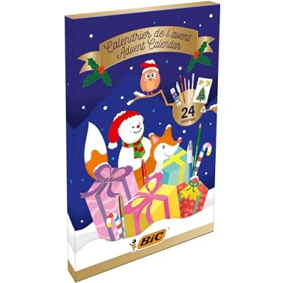 Obrázek BIC Adventskalender mit 24 Überraschungen: als Geschenk für Kinder, zum Basteln und Malen zu Advent Weihnachten