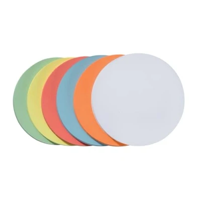 Obrázek FRANKEN moderační karty kruhová / MZ 10 04 Ø 9,5 cm žlutá 130 g/m2 obsah 500 kusů