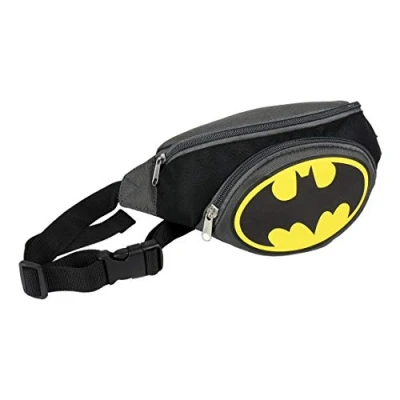 Obrázek Artesania Cerda Bolso Riñonera Batman Gürteltasche, 33 cm, Grau (Gris)