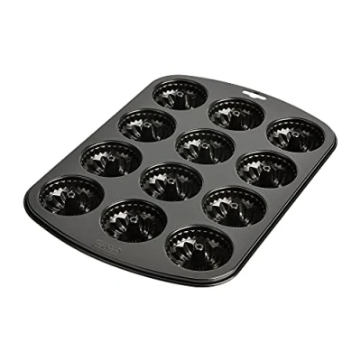 Obrázek Kaiser Muffinová pánev Inspiration Gugelhupf, pro 12 muffinů, nepřilnaná standardní velikost, krátká doba pečení sladké a slané recepty, 38 x 27 cm