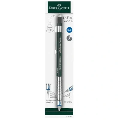 Obrázek FABER CASTELL 135700 mechanická tužka TK FINE VARIO L, tloušťka tuhy: 0,7 mm, barva násady: zelená