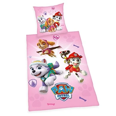 Obrázek Herding PAW PATROL sada ložního prádla, oboustranný motiv, bavlna/renforcé, německá velikost, povlečení 135 x 200 cm, povlak na polštář 80 cm