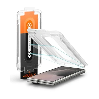 Obrázek Spigen Sklo. tR EZ Fit pro ochranná fólie kompatibilní se Samsung Galaxy Z Fold7, 2 kusy, externí displej, odolná proti poškrábání, vhodná ochranné pouzdro, dotykové reaktivní