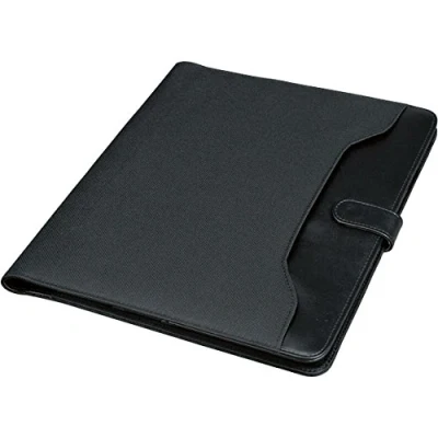 Obrázek Alassio 30073 psací blok FANO ve formátu DIN A4, z imitace kůže FINEtouch, desky na dokumenty v černé, cca 32 x 26,5 2 cm
