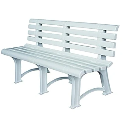 Obrázek Außenbank, Made in Italy, 145x49x74 cm, Farbe Weiß