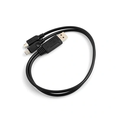 Obrázek System S Y kabel USB 2. 0 typ A Splitter na 2X Micro 39 cm datový nabíjecí