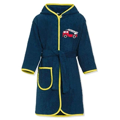 Obrázek Playshoes Chlapecký froté župan hasiči 349914, 11 námořnictvo, 74 80, námořnictvo