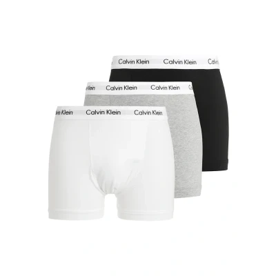 Obrázek Calvin Klein Underwear Trunk 3 PACK Boxerky, Muži, Velikost: XS, Black/white/grey