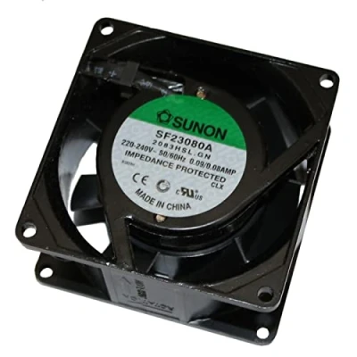 Obrázek Ventilátor 230 V AC 18 W 80 x 38 mm 39 m3/h 2300U/min Sunon SF23080A2083HSL
