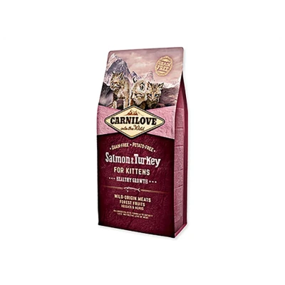 Obrázek CARNILOVE Cat Salmon &amp; Turkey for Kittens Healthy Growth 6kg