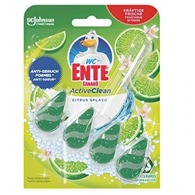 Obrázek WC Ente Active Clean přívěsek do myčky vůně, čistič, vůně citrusů, 38,6 g