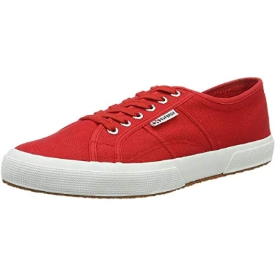 Obrázek Superga Unisex 2750 Cotu Classic Low top, červená 975, 37,5 EU, Červená Red White