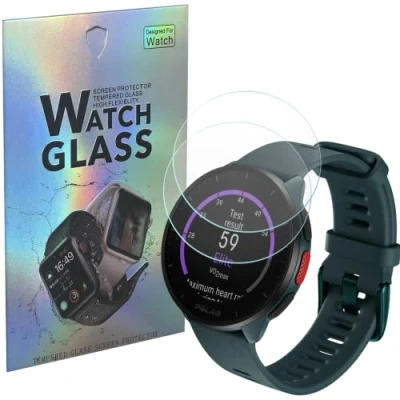 Obrázek Schutzfolie für Polar Pacer/Polar Pacer Pro [2 Stück] Schutzglas Hartglas Panzerglas Displayschutzfolie Panzerglasfolie PHONILLICO
