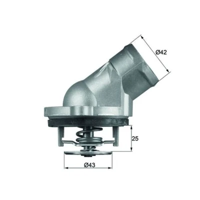 Obrázek Termostat, chladivo MAHLE ORIGINAL TI 45 87D