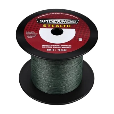 Obrázek Spiderwire Angelschnur Stealth Braid 1500 yard Spule, Unisex, moosgrün