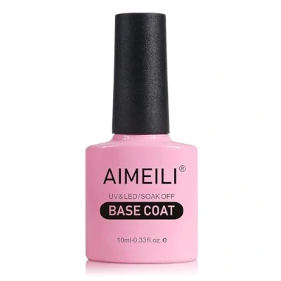 Obrázek AIMEILI Base Coat podlak UV LED gelový lak na nehty Gel Nail Polish 10 ml