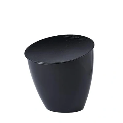 Obrázek Mepal Kuchyňský odpadkový koš Calypso malý s víkem do kuchyně ideální pro organizaci pomocník vhodný myčky nádobí 2200 ml Nordic Black