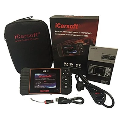 Obrázek iCarsoft MB II přístroj diaganu OBD2 Benz diagnostika čtení a mazání oleje servis Reset SBC DPF