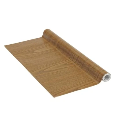 Obrázek Venilia Lepicí fólie Perfect Fix® Vzhled dřeva dub tmavá dřevěná 45 cm x 2 m, tloušťka 150 μ samolepicí nábytková fólie, dekorační žádné bubliny, kuchyňská PVC bez ftalátů