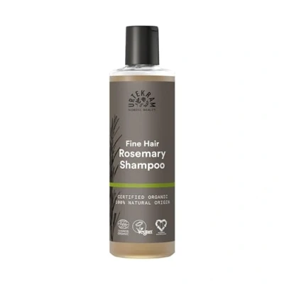 Obrázek Urtekram Rosmarin Shampoo für feines Haar, 250ml Bio zertifiziert, vegan, nährende und stärkende Formel mit Aloe Vera Glycerin gesundes, voluminöses Haar