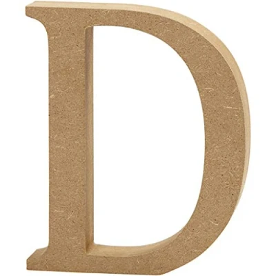 Obrázek Creativ &quot;D MDF písmeno, hnědé, 13 x 2 cm