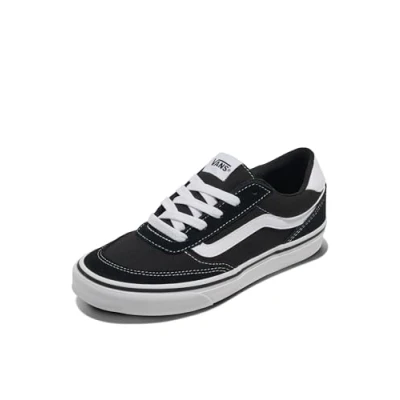 Obrázek Vans Herren Brooklyn Ls Sneaker, Wildleder/Canvas Schwarz/Weiß, 44 EU