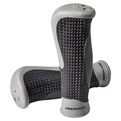 Obrázek Schwinn Ergonomická třívrstvá pohodlná gelová rukojeť na kolo, černá, malá
