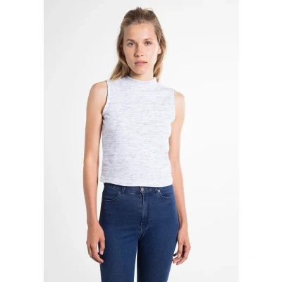 Obrázek Urban Classics Ladies Space DYE TOP Top, Ženy, Velikost: XS, White black